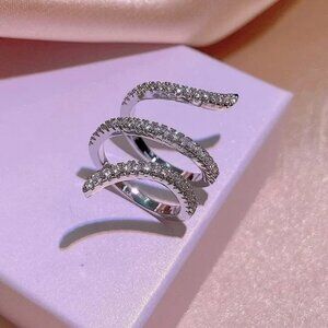 925 Sterling Silver Wing Ring